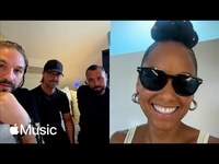 Thumbnail for the Swedish House Mafia - & Alicia Keys: "Finally" & Performing Together in Ibiza | Apple Music link, provided by host site