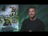 Thumbnail for the Stephen - Amell on Megan Fox, edible ooze and his wife's TMNT-themed birthday party link, provided by host site