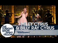 Thumbnail for the Miley Cyrus - And Billy Ray Cyrus Pay Tribute to Tom Petty with "Wildflowers" Cover link, provided by host site