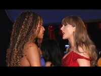 Thumbnail for the Taylor Swift - And Blue Ivy Share Sweet Moment at 2025 GRAMMYs link, provided by host site