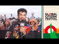 Thumbnail for the Jordan Fisher - And Fan Amanda Rodriguez Introduce 3RACHA | Global Citizen Festival 2023 link, provided by host site