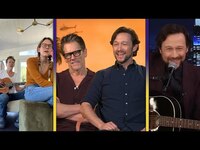 Thumbnail for the Kevin Bacon - And Joseph Gordon-Levitt on Taylor Swift & Beyoncé Covers Going Viral! (Exclusive) link, provided by host site