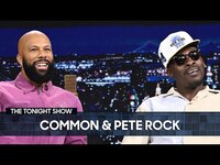 Thumbnail for the Common - And Pete Rock Talk The Auditorium Vol. 1 and Rock's Massive Record Collection | Tonight Show link, provided by host site