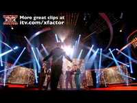 Thumbnail for the One Direction - And Robbie Williams sing She's The One - The X Factor Live Final - itv.com/xfactor link, provided by host site