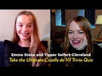 Thumbnail for the Emma Stone - And Tipper Seifert-Cleveland Take the Ultimate Cruella de Vil Trivia Quiz | POPSUGAR link, provided by host site