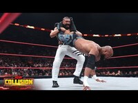 Thumbnail for the All Elite Wrestling - Andrade El Idolo takes on the returning former TNT Champ, Scorpio Sky! | AEW Collision link, provided by host site