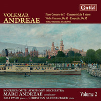 Thumbnail for the Volkmar Andreae - Andreae: Piano Concerto in D, Violin Concerto in F Minor, Rhapsodie for Violin and Orchestra link, provided by host site