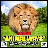 Thumbnail for the Ras Demo - Animal Ways (Drum Dance Riddim) link, provided by host site