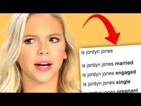 Thumbnail for the Jordyn Jones - Answers the Internet's Most Searched Questions link, provided by host site