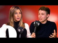 Thumbnail for the A.E - "Are you a tinsel sniffer?" - Christmas with Jennifer Aniston link, provided by host site