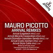 Thumbnail for the Mauro Picotto - Arrival Remixes link, provided by host site