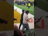 Thumbnail for the Jon Batiste - Arrives to Super Bowl LIX before singing the National Anthem | Billboard #shorts link, provided by host site