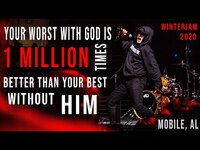 Thumbnail for the Zauntee - At Winter Jam 2020 | MOBILE, AL | Your worst with God... | Zauntee TV | S1E6 link, provided by host site