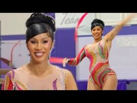 Thumbnail for the Cardi B - Attempts RHYTHMIC GYMNASTICS! link, provided by host site