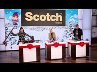 Thumbnail for the Blake Shelton - Ayesha Curry, and Ellen Face Off in a Wrapping Contest link, provided by host site