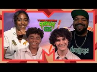 Thumbnail for the Ice Cube - Ayo Edebiri & The Ninja Turtles On Jackie Chan, Group Hangs & Pizza Orders | MTV Movies link, provided by host site