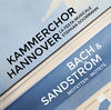Thumbnail for the Kammerchor Hannover - Bach & Sandström - Motetten link, provided by host site