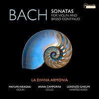 Thumbnail for the Johann Sebastian Bach - Bach: Sonatas for Violin and Basso Continuo, BWV 1021-1024 link, provided by host site