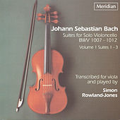 Thumbnail for the Simon Rowland-Jones - Bach: Suites For Solo Violoncello BWV 1007-1012, Volume 1 Suites 1 - 3 link, provided by host site