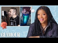 Thumbnail for the Halle - Bailey Watches 'The Little Mermaid' Fan Covers on YouTube | Glamour link, provided by host site
