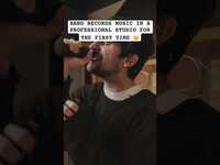 Thumbnail for the Nevertel - BAND RECORDS MUSIC IN A PROFESSIONAL STUDIO FOR THE FIRST TIME 🥲 #shorts #newmusic #studio link, provided by host site