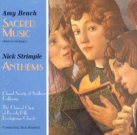 Thumbnail for the Nick Strimple - Beach, A.: Service in A Major / Sacred Songs / Strimple, N.: Anthems link, provided by host site