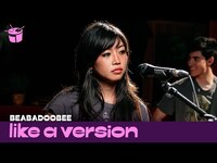 Thumbnail for the beabadoobee - ‘Beaches’ (live for Like A Version) link, provided by host site