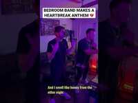 Thumbnail for the Nevertel - BEDROOM BAND MAKES A HEARTBREAK ANTHEM 💔 #shorts link, provided by host site