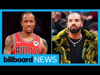 Thumbnail for the Drake - Disses DeMar DeRozan | Billboard News link, provided by host site