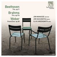Thumbnail for the Jon Manasse - Beethoven, Brahms, Weber: Trios & Duo link, provided by host site
