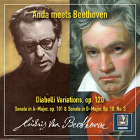 Thumbnail for the Ludwig van Beethoven - Beethoven: Diabelli Variations, Op. 120 & Piano Sonatas Nos. 28 & 7 link, provided by host site