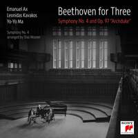 Thumbnail for the Ludwig van Beethoven - Beethoven for Three: Symphony No. 4 and Op. 97 "Archduke" link, provided by host site