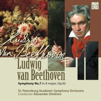 Thumbnail for the St. Petersburg Academic Symphony Orchestra - Beethoven: Symphony No. 7 in A Major, Op. 92 link, provided by host site