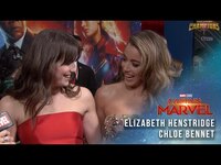 Thumbnail for the Chloe - Bennet and Elizabeth Henstridge on the Captain Marvel Red Carpet link, provided by host site
