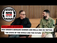 Thumbnail for the New Order - Bernard Sumner and Mella Dee on 'Riptide', the state of the world and what's next link, provided by host site