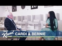Thumbnail for the Cardi B - & Bernie Sanders Talk Politics link, provided by host site