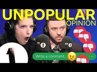 Thumbnail for the Billie Eilish - "Billie Eilish IS the real deal!": Justin Timberlake & Anna Kendrick Unpopular Opinion 😠 link, provided by host site