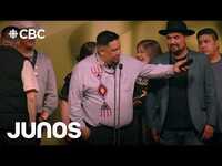 Thumbnail for the BLACKBEAR - Black Bear Singers wins Traditional Indigenous Artist or Group of the Year | Juno Awards 2025 link, provided by host site