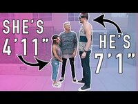 Thumbnail for the Mark Dohner - BLIND DATE! 7 FOOT TALL GUY MEETS 4 FOOT TALL GIRL! link, provided by host site