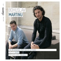 Thumbnail for the Mattia Zappa - Bohuslav Martinů: The Three Cello Sonatas link, provided by host site