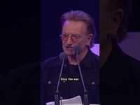 Thumbnail for the U2 - Bono used his The Ivors Academy speech to call for peace and to end the bloodshed in Palestine link, provided by host site
