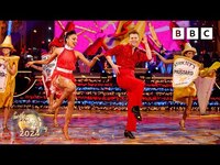 Thumbnail for the Jamie - Borthwick & Michelle Tsiakkas Jive to The Ketchup Song by Las Ketchup ✨ BBC Strictly 2024 link, provided by host site