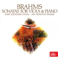 Thumbnail for the Josef Koďousek - Brahms: Sonatas for Viola & Piano link, provided by host site