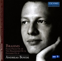Thumbnail for the Andreas Boyde - Brahms: The Complete Works for Solo Piano, Vol. 4 link, provided by host site