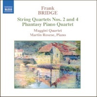Thumbnail for the Maggini Quartet - Bridge: String Quartets Nos. 2 and 4, Phantasy Piano Quartet link, provided by host site