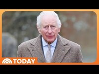 Thumbnail for the King Charles - Briefly hospitalized for cancer treatment side effects link, provided by host site