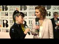Thumbnail for the Lily Allen - BRITs Red Carpet 2014 link, provided by host site