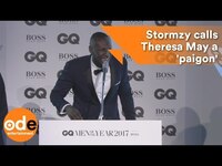 Thumbnail for the Stormzy - GQ Awards 2017: calls Theresa May a 'paigon' link, provided by host site