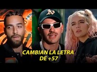 Thumbnail for the Karol G - Cambia la letra de Feid y Maluma en +57 link, provided by host site