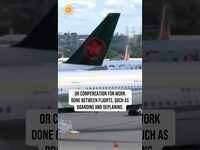 Thumbnail for the Air - Canada reaches tentative agreement with striking flight attendants #shorts link, provided by host site